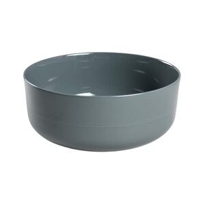 NWOT Crate & Barrel Hue Dark Grey Serving Bowl